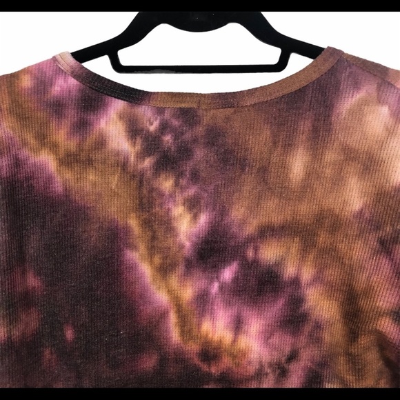 Smoke & mirrors women’s long sleeve brown tie-dye‎ - Picture 8 of 8